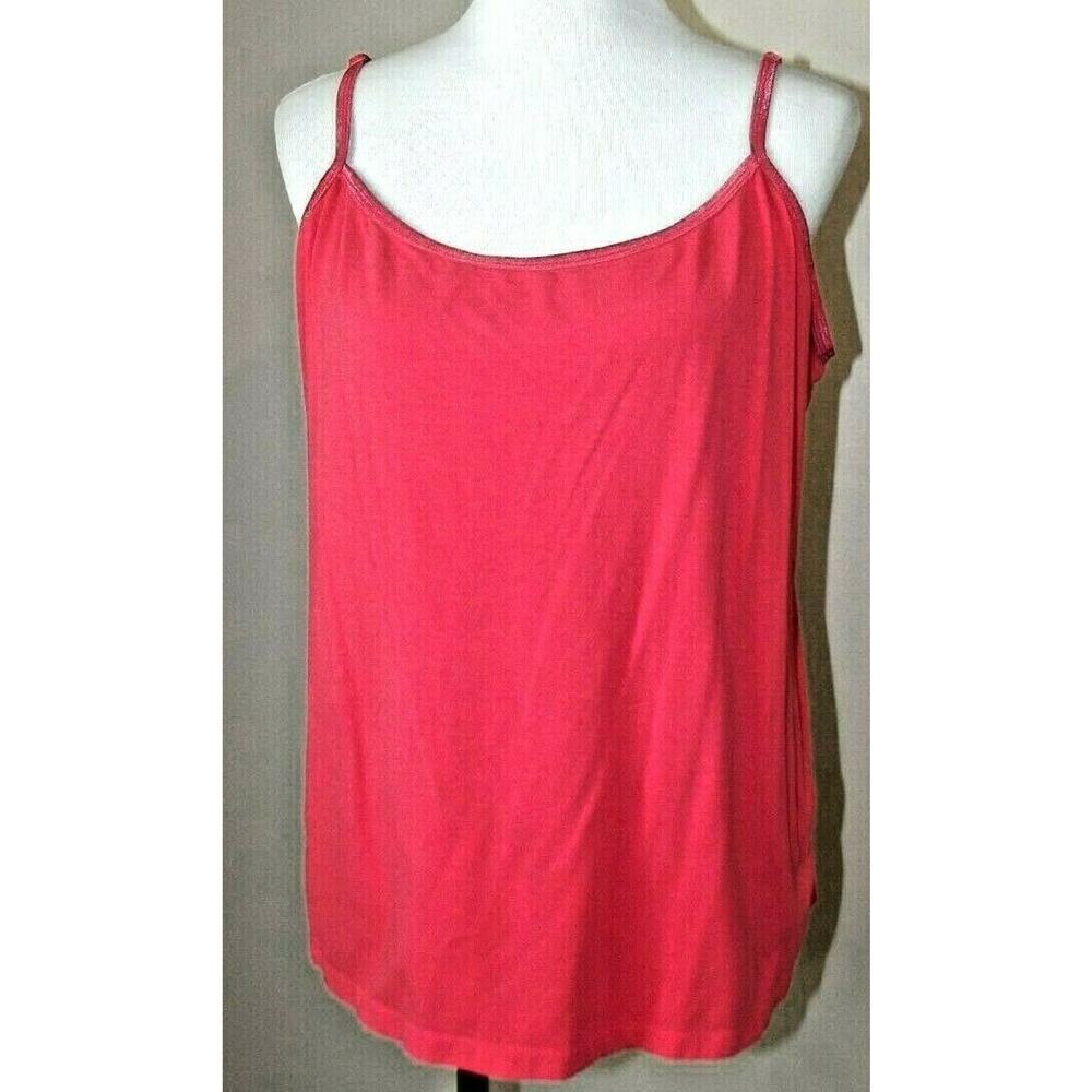 A.N.A. A New Approach Stretch TANK TOP - Size 3X - Pink Adjustable Straps
